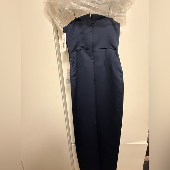 JAYGODFREY Midnight Blue Navy Strapless Dress Szie 8 - Picture 9 of 14